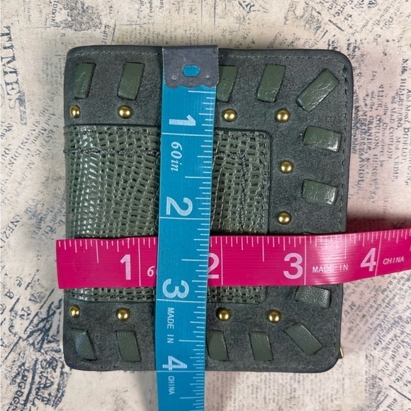 Fossil small green leather bifold wallet - Picture 13 of 13